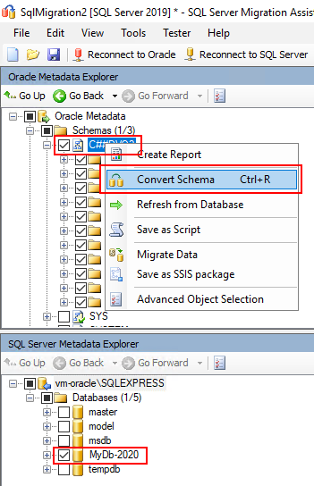 Convert Schema